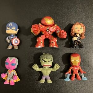 Funko pop Marvel Avengers Action mini mysteries bobble head figures